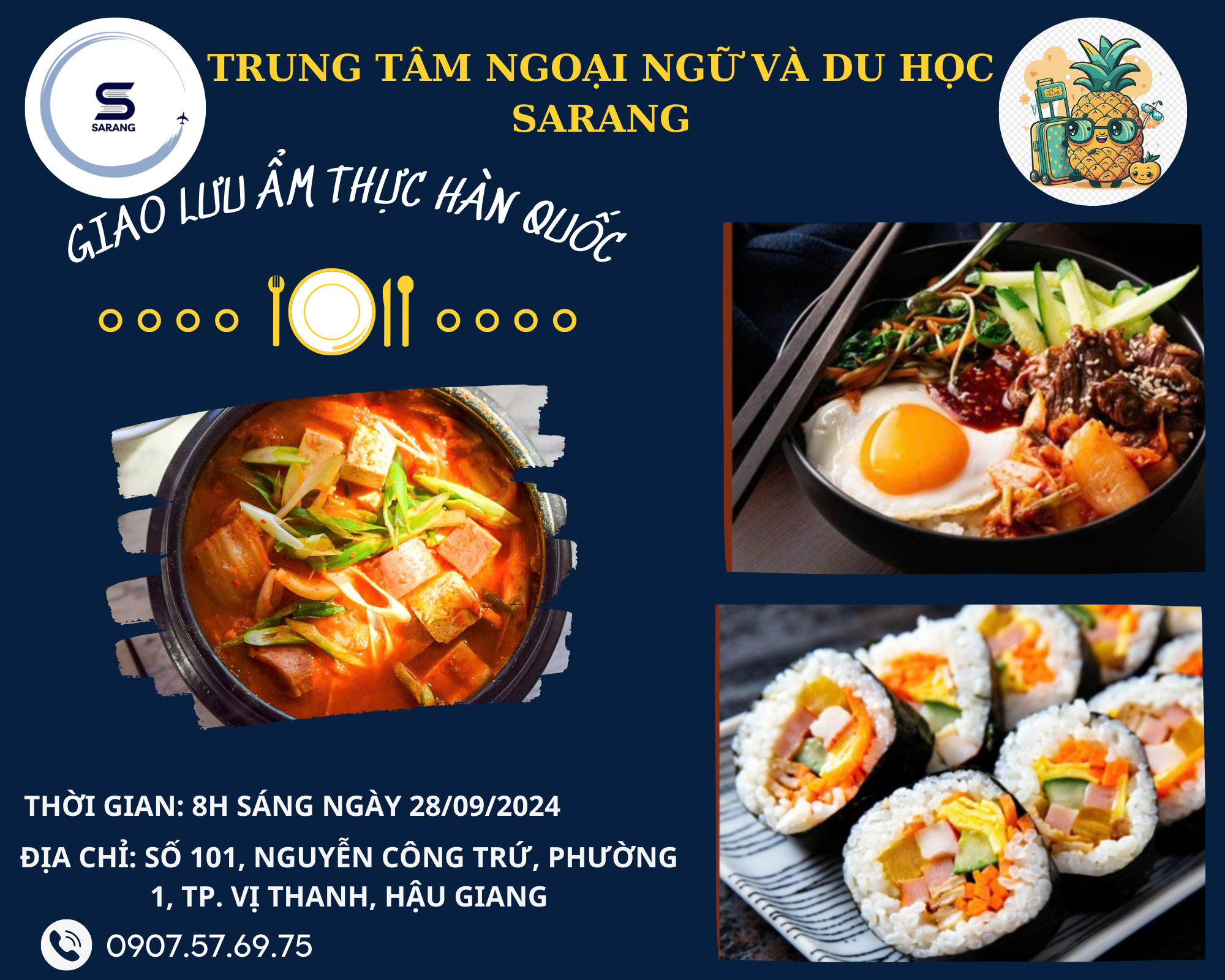 CHƯƠNG TRÌNH GIAO LƯU ẨM THỰC HÀN QUỐC